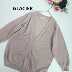 GLACIER ベージュ 長袖カーディガン