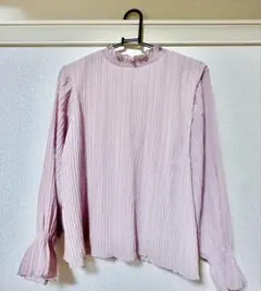 キャンディースリーブ　ブラウス　M GLACIER モーヴ