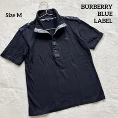 BURBERRY BLUE LABEL✨バーバリー　ポロシャツ ノバチェック　M