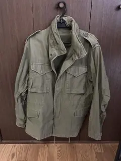 美品】バータック M-65 ミリタリージャケット カーキ ウォッシュ加工 