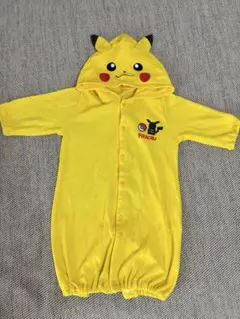 に*る様 【美品】ポケモン ピカチュウ ロンパース フード付き 60サイズのサムネイル
