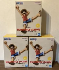 ワンピース ROMANCE DAWN モンキー・D・ルフィ フィギュア　3点