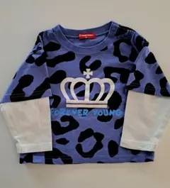 BABYDOLL レオパード柄 Tシャツ 80