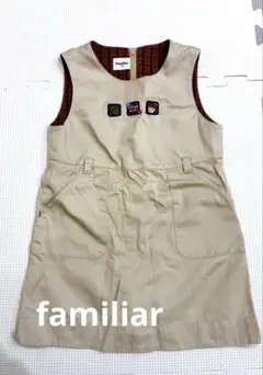 マ*ん様 familiar ノースリーブワンピース 90サイズ