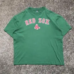 00年代 TRUEFAN MLB ボストン レッドソックス ベースボール シャツ