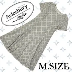 h66〚Aylesbury〛 半袖ひざ丈ワンピース Mサイズのサムネイル