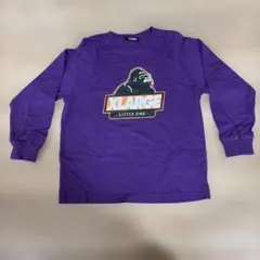 XLARGE LITTLE ONE 紫 長袖カットソー