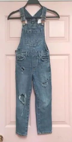 GAP ダメージ加工デニムオーバーオール