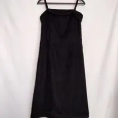 COMME CA DU MODE ブラックキャミワンピース M　訳あり