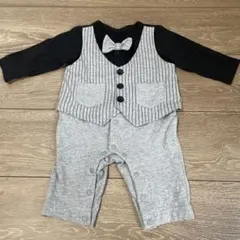 タキシード　ロンパース 70