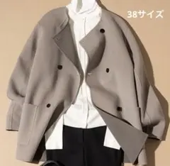 セオリーリュクス　ダブルフェイスショートコート　38 ⭐︎12/5までお値下中