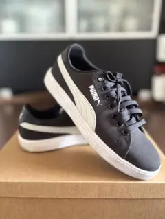 PUMA プーマ スニーカー ブラック ホワイト 25.5cm