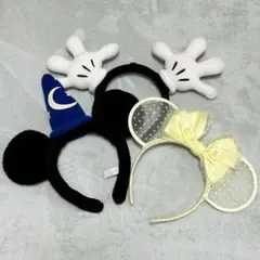 【まとめ買い】ディズニーカチューシャ 3種set
