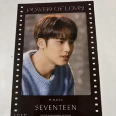 SEVENTEEN MINGYU POWER OF LOVE フォトカード
