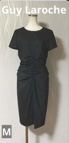 お値下げ‼️Guy Laroche ギラロッシュ　ギャザー　ロングワンピースのサムネイル