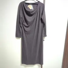 [新品]しまむら tal.by.yumi レディース L 長袖ロング丈ワンピース