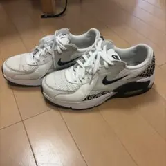 Nike エアマックス ホワイト　ヒョウ柄　24cm