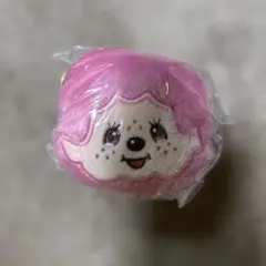 モンチッチ ガチャ フェイスぬいぐるみ カラフルバージョン ピンク