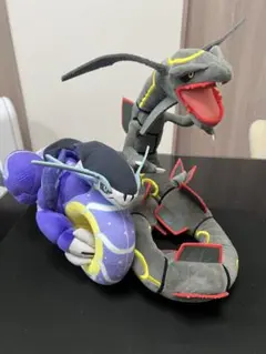 ポケモン一番くじ 黒いレックウザ抱きぬいぐるみ ポケットモンスター A