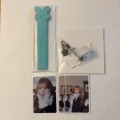 NiziU マユカ ハッピードロー うちわグリップカバー アクスタ フォトカード