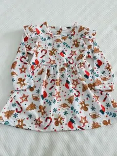 クリスマス　ワンピース　12-18month