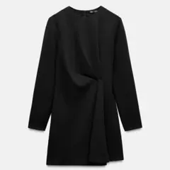 zara クレープミニワンピース　Mサイズ　タグ付き