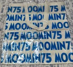 ムーミン　ムーミンショップ　限定　MOOMIN75 トートバッグ ブルーのサムネイル