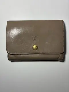 IL BISONTE 二つ折り財布 レザー グレージュ系のサムネイル