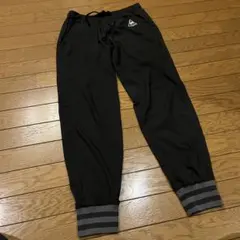 le coq sportif ブラック ナイロンパンツ レディース