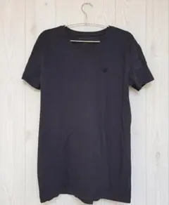 【美品】アメリカンイーグル Vネック 半袖 Tシャツ 紺 ネイビー