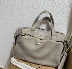 ショルダーバッグ ハンドバッグ くすみベージュ