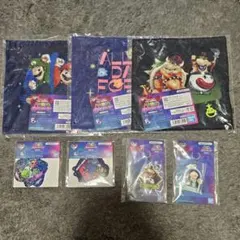 ザ・スーパーマリオギャラクシー・ムービー　一番くじ　タオル　ステッカー　チャーム