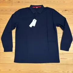 未使用 ネイビー 長袖 ポロシャツ 3XL