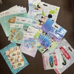 Disney ディズニーリゾート ショッパーいろいろ 24点＋クリアファイル2点