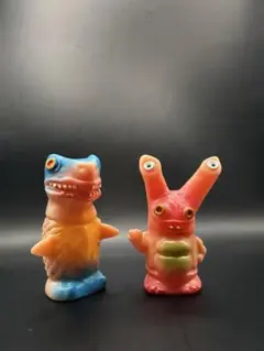 ビンテージ 当時物 ブルマァク ゴキネズラ ミニ ソフビ 2体セット
