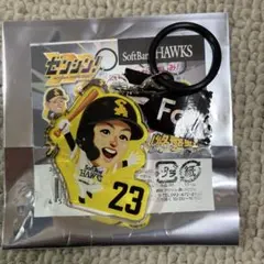 福岡ソフトバンク　ホークス アクリルチャーム 周東佑京選手