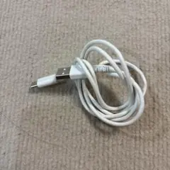 USB充電ケーブル USB-A to USB-C ホワイト