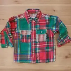 チェックシャツ長袖