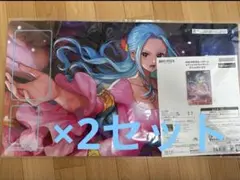ワンピース プレイマット ネフェルタリ・ビビ　プロモ　2セット　新品未開封
