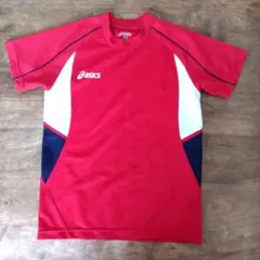 asics アシックス 半袖 Tシャツ レッド 150のサムネイル