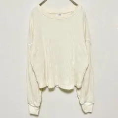 LOWRYS FARM 大人ナチュラル◎ 綿混ゆったりニット　【884】