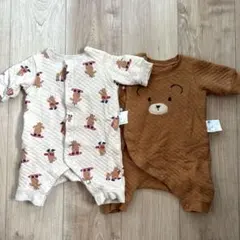 値下げ◎ユニクロ　ロンパース　50サイズ　２点セット