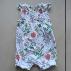 BabyGAP 花柄ロンパース 3-6ヶ月