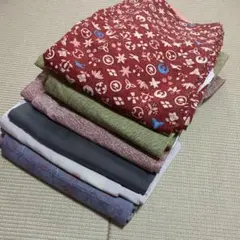 3440 小紋着物まとめ売り6着！リメイク•お稽古用など☆