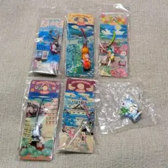 どこでもドラえもんご当地限定キーホルダー根付ストラップ まとめ売り 5個セット