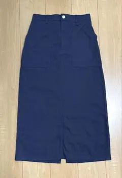 GrandPARK/ロングスカート/ネイビー/フリーサイズ