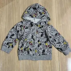 PEANUTS スヌーピー柄 パーカー 100