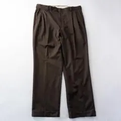 ビンテージ古着 00s 2タック ドレープ トラッド ドレス ワイドスラックス