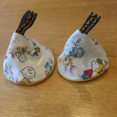 スヌーピー ティアドロップ型キッチンファブリック鍋つかみ2個セット