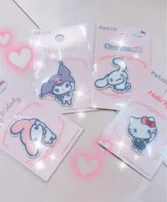 サンリオ ワッペンシール4点